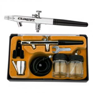 AEROGRAFO P/PINTAR C/ACCESORIOS LK04  LUSQTOFF