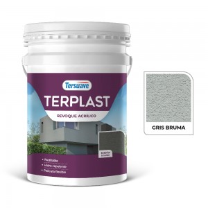 TERPLAST REVESTIMIENTO ACRILICO GRIS BRUMA TERSUAVE 25Kg