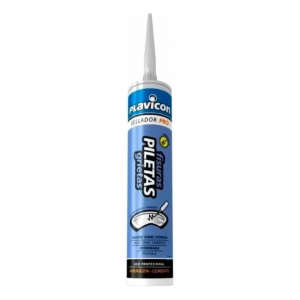 PLAVICON SELLADOR PILETAS AZUL CARTUCHO 0.450 KG 