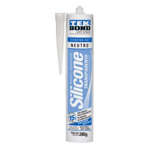 SILICONA NEUTRA TRANSP. CARTUCHO  280GR TEK BOND